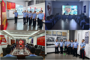 哈尔滨市公安局南岗分局组织开展“看红色电影、唱红色歌曲、品红色情怀”主题宣传活动