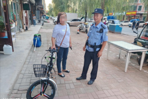 自行车丢失 民警火速找回受赞誉