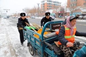 群众事，无小事！通河公安风雪中助力