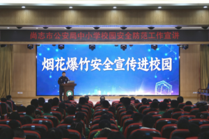 校园传安全 小手拉大手  冰城公安烟花爆竹宣讲护佳节平安