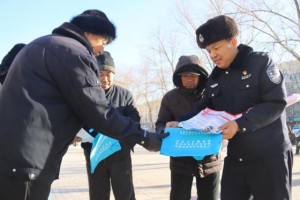 宾县公安局开展备春耕禁毒宣传活动