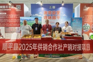 顺平特产亮相农服盛会 产销对接促进产业发展