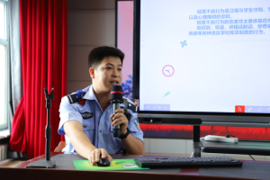 阳光下的守护|通河公安“开学第一课”干货满满